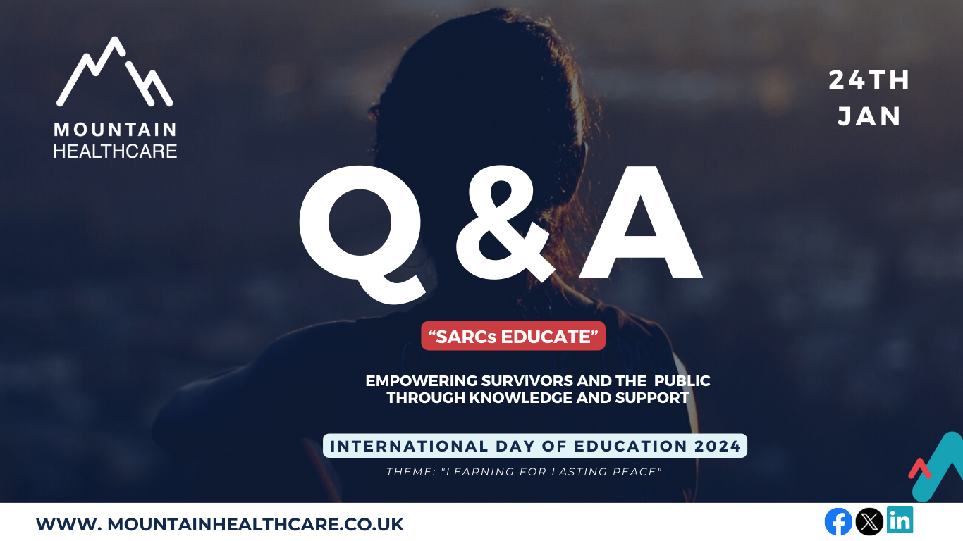 Empowering Survivors and the Public through Knowledge and Support on International Day of Education #SARCsEducate